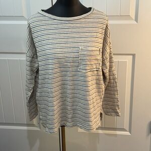 Women's Cherish‎ Stripped Loose Fit Shirt Sz Medium